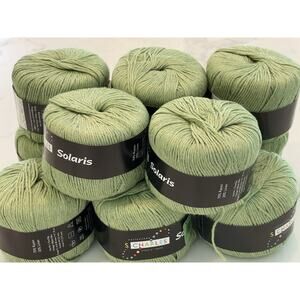 Lot of 12 New S Charles Yarn 70% Rayon/30% Linen Italy 1.75 0z/50g 108 yds each
